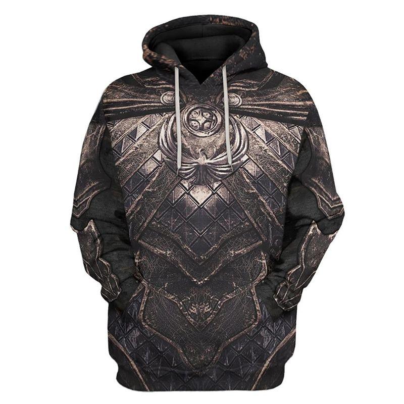 Medieval Hoodie Knight 3d Printed Seatershirt Hooded Pullover Men Women Tops
