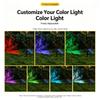 7LED Solar Light Outdoor Lawn Lamp Super Bright Rainproof Ground Lawn Lamp Home Outdoor Landscape Garden Projection Lighting