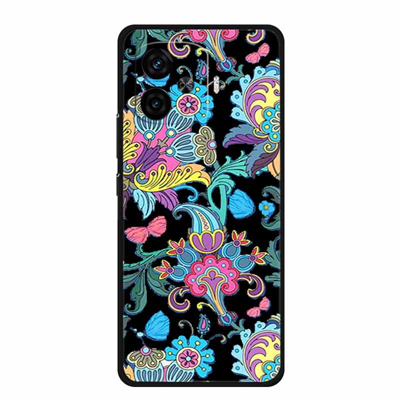Black Silicone Case For Vivo iQOO Z9 Turbo Plus Case Z 9 Turbo Coque Soft Back Cover For Vivo iQOO Z9 Turbo Phone Case Cartoon