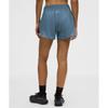 Lululemon Hotty Hot High Rise Lined Short 4  Steel Blue
