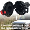 Marine 38mm Black Push Button Boat Fuel Deck Fill/Filler For Boats Trucks With UV Resistant Polymer Construction