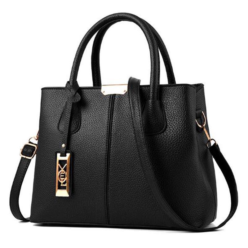 

Yogodlns женская сумка через плечо Chic женская сумка 30cm*14cm*22cm чёрный