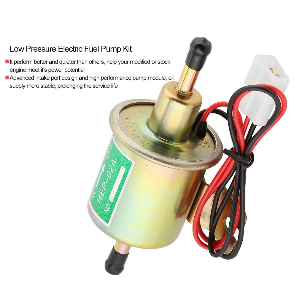 HEP?02A 12V Niederdruck Elektrische Kraftstoffpumpe Benzin Gas Diesel Pumpe mit Installieren Kit