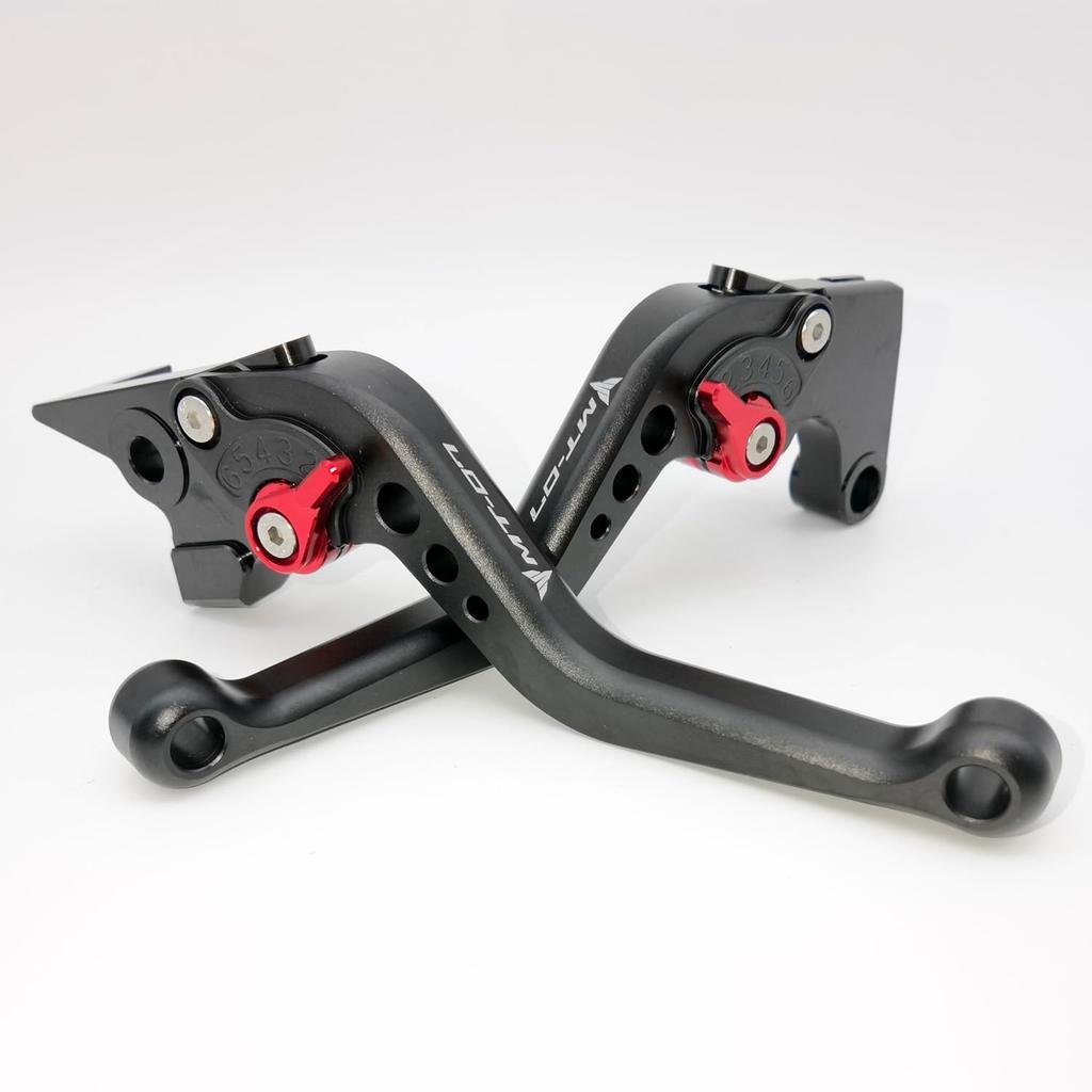 Generic CNC Short Brake Clutch Levers Replacement for Yamaha MT-07 2014-2023 MT07 (Black `Black)