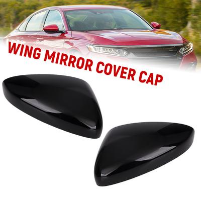Left Right Side Mirror Cover Cap For Honda Accord 2018- W/o Turn Signal Light Models Rear View Mirror Cap Cover Accessories