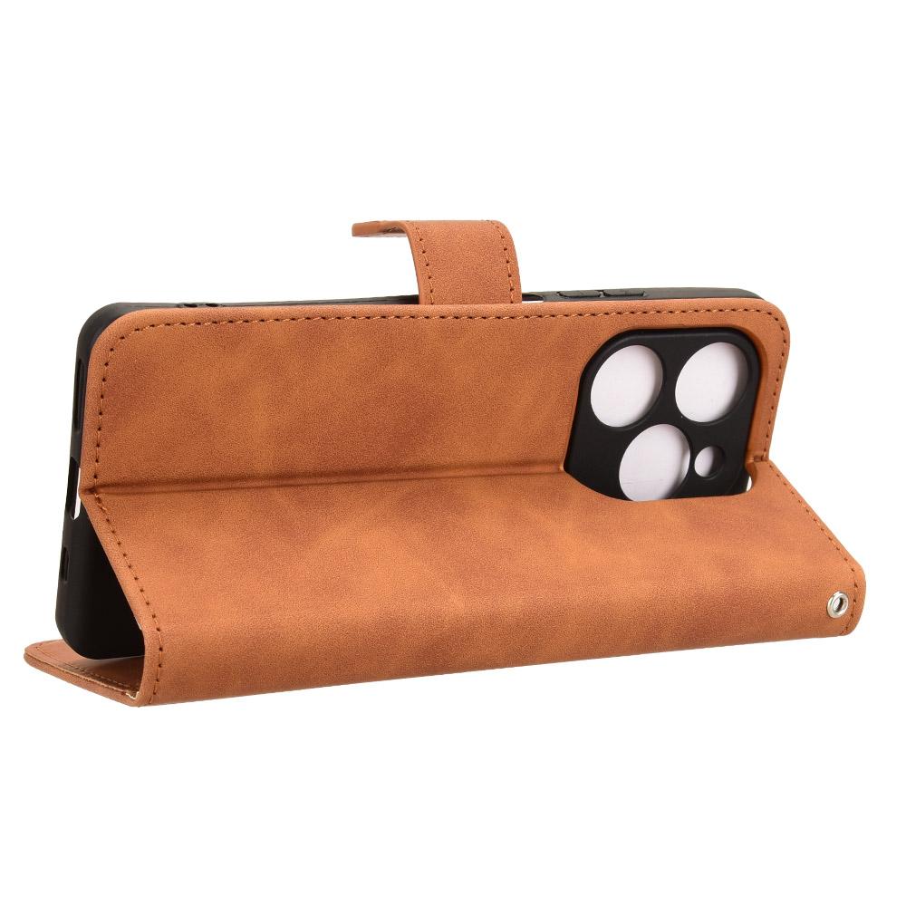 For TECNO Spark 20 Pro 5G Leather Case Skin-Feel Anti-Drop Wallet Flip Phone Cover