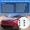 6 Pcs Fuel Injector Alternator Connector Wiring for Jeep Wrangler JK TJ for Dodge for Ram 1500 for Chrysler Quick Connector Gasoline Injectors