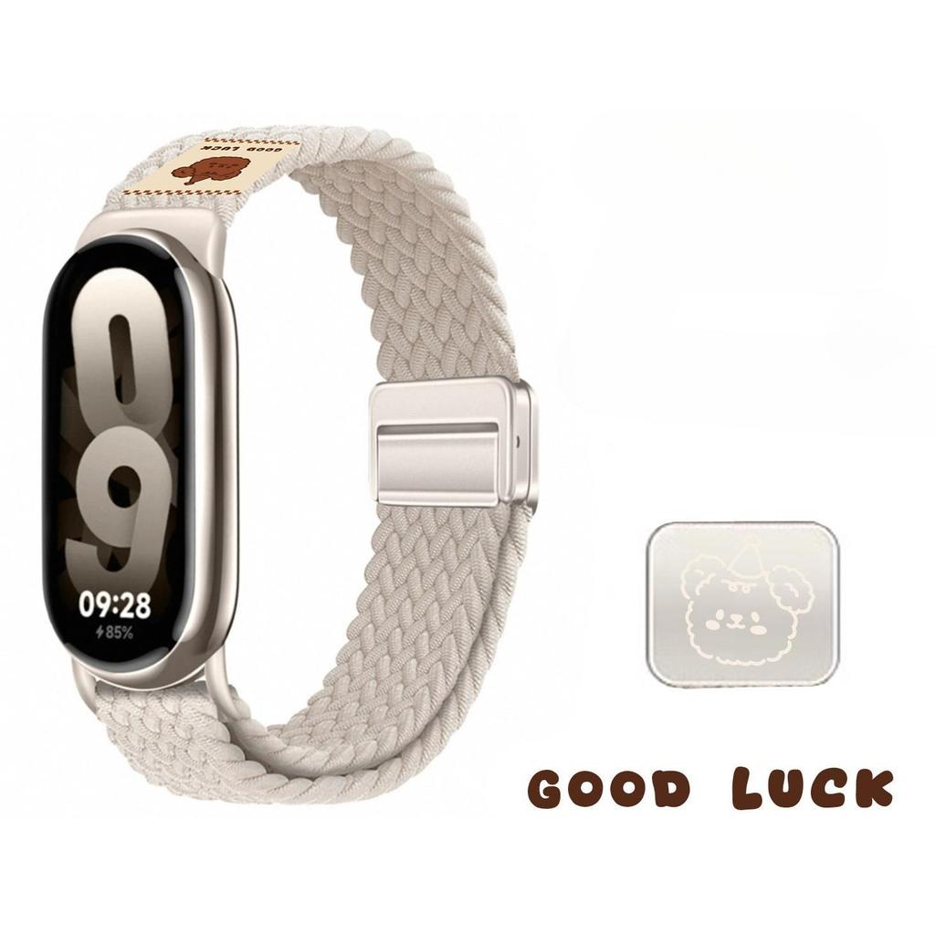 Nylon Strap for Xiaomi Mi Band 10/9/8 High Quality Breathable Sports Adjustable Wristband for Mi Band 10 9 NFC Replace Watchband