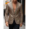 Mens Sequined Blazer Nightclub Party Performance Fashion Casual Suit Jacket