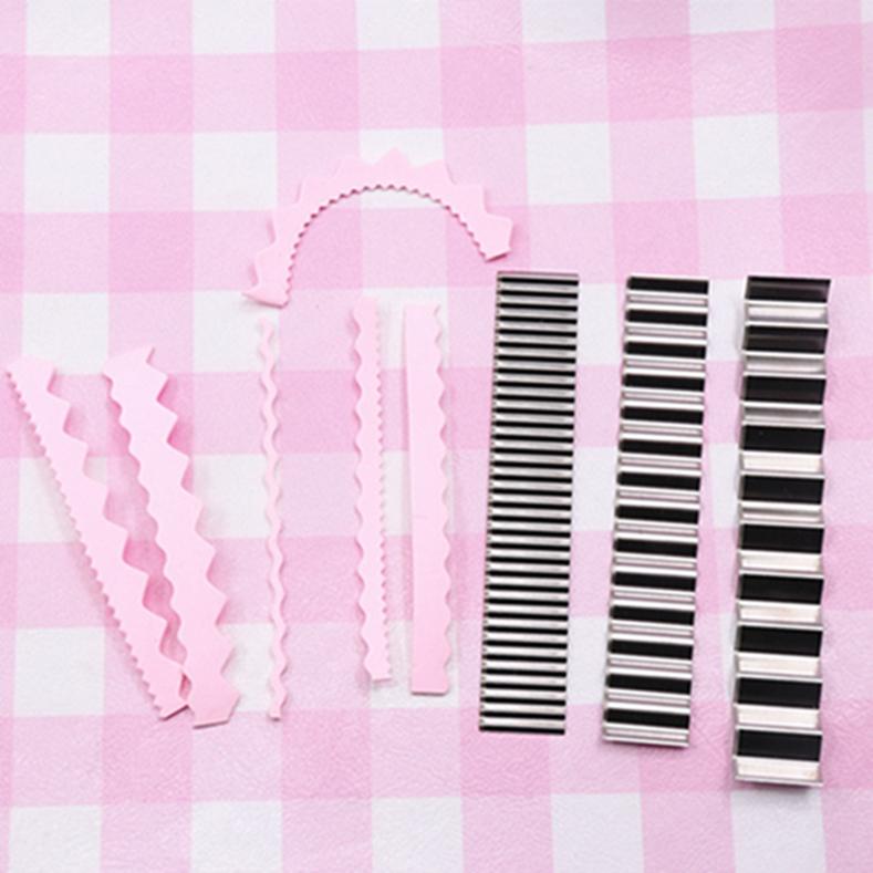 

Stainless Steel Wave Knife Ultra-light Clay Making Soft Ceramic Corrugated Cutter Lace Blade Clay Auxiliary Tool One Size серебряный