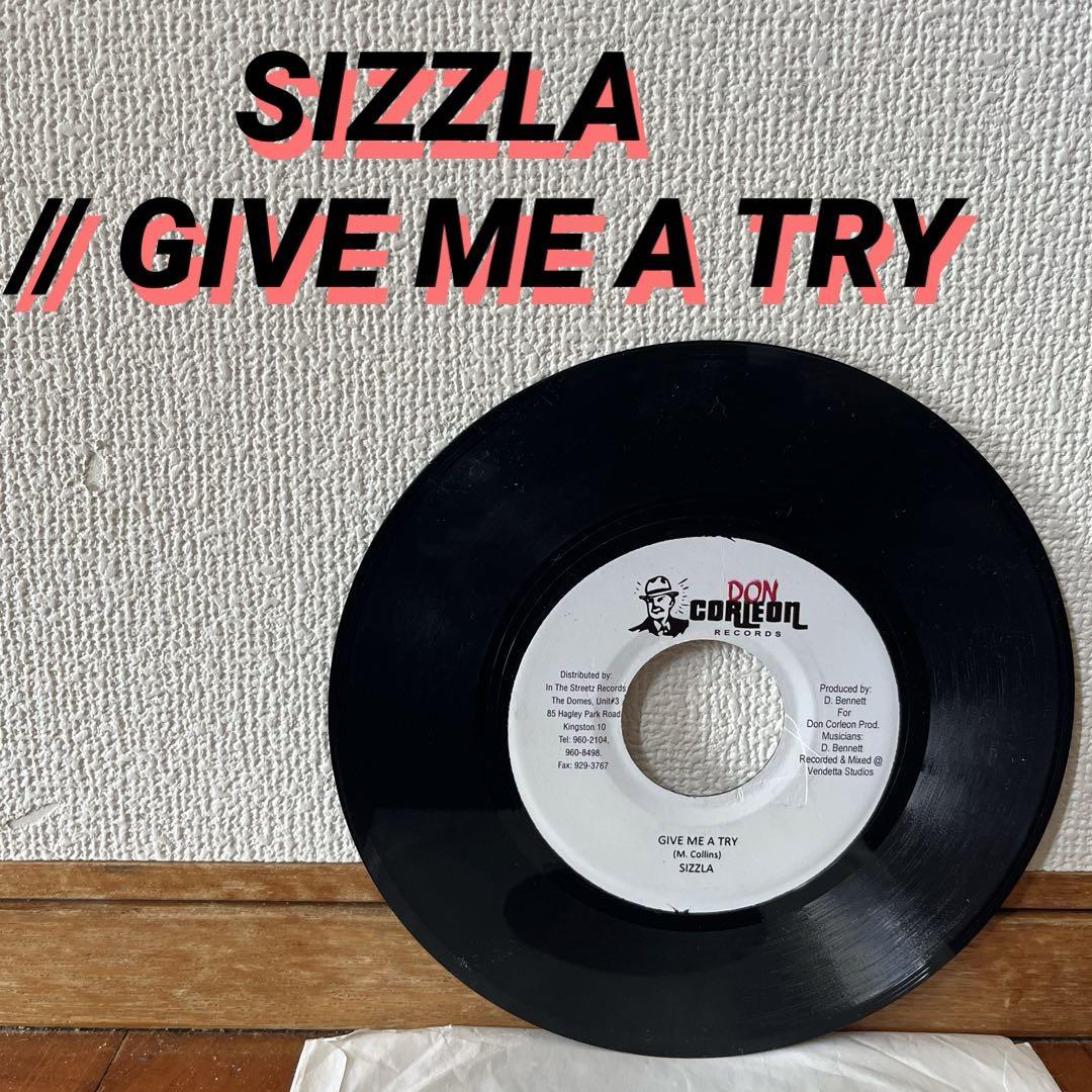 

[USED] SIZZLA / GIVE ME A TRY reggae record Sizzla
