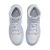 Jordan Air Jordan 1 Slip Resistant Abrasion Resistant Mid Top Children's Basketball Shoes White Blue Unisex FD8780-400
