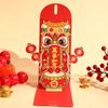 Traditional New Year Lucky Money Bag 3D Folding Good Luck Red Pocket  Celebration Party