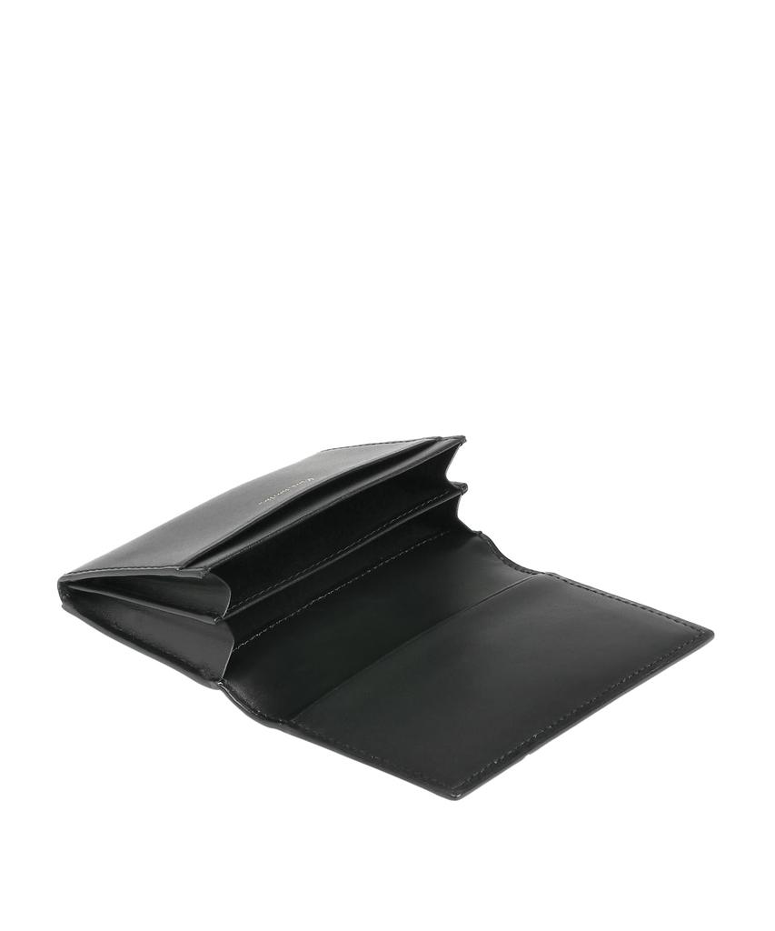 Signature Stripe Inverted Business Card Holder, Black