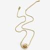 Ceramic Conch Pendant Necklace Stainless Steel Chain Collarbone Chain Fashion Conch Necklace  Women