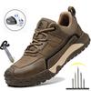Pantofi de protecție pentru bărbați Adidași de lucru Bocanci de lucru indestructibili Bocanci de siguranță pentru muncă Pantofi ajustabili pentru bărbați cu bombeu de oțel Pantofi sport de siguranță Dropshipping