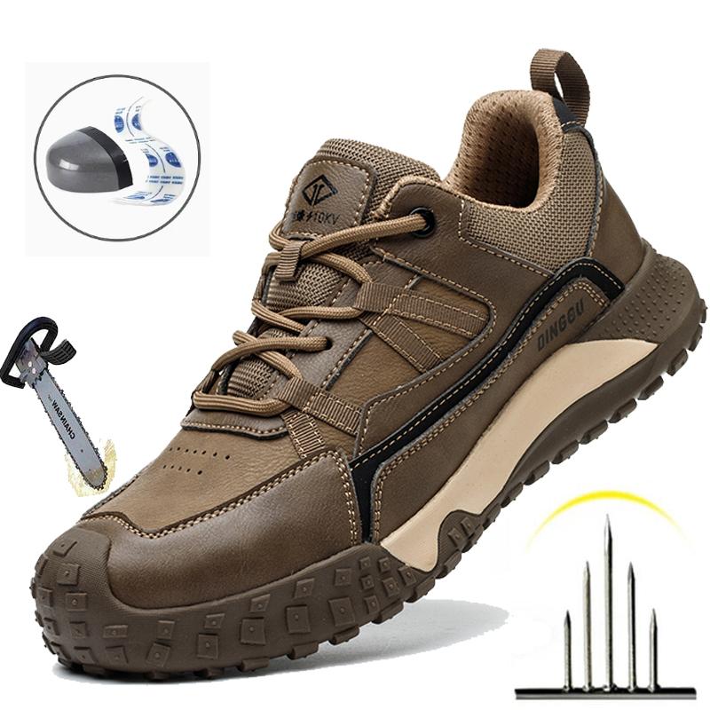 Pantofi de protecție pentru bărbați Adidași de lucru Bocanci de lucru indestructibili Bocanci de siguranță pentru muncă Pantofi ajustabili pentru bărbați cu bombeu de oțel Pantofi sport de siguranță Dropshipping