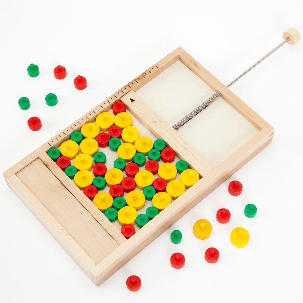 Bits and Pieces Mikado Rules Wooden Board Game Classic Wooden Mine Board Game Family Game Board Inches X 7 Inches - - - Dimensions 11-1/2