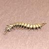 Antique Bronze Centipede Figurines Ornaments Pure Copper Moveable Simulation Animal Statue Crafts Home Feng Shui Desktop Decors