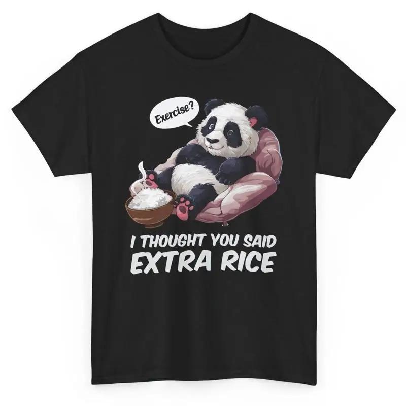 Funny Panda Extra Rice T-shirt