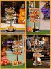 Halloween Pumpkin Figurines: Scene & Venue Atmosphere Props for Shops, Bars, & Entrances
