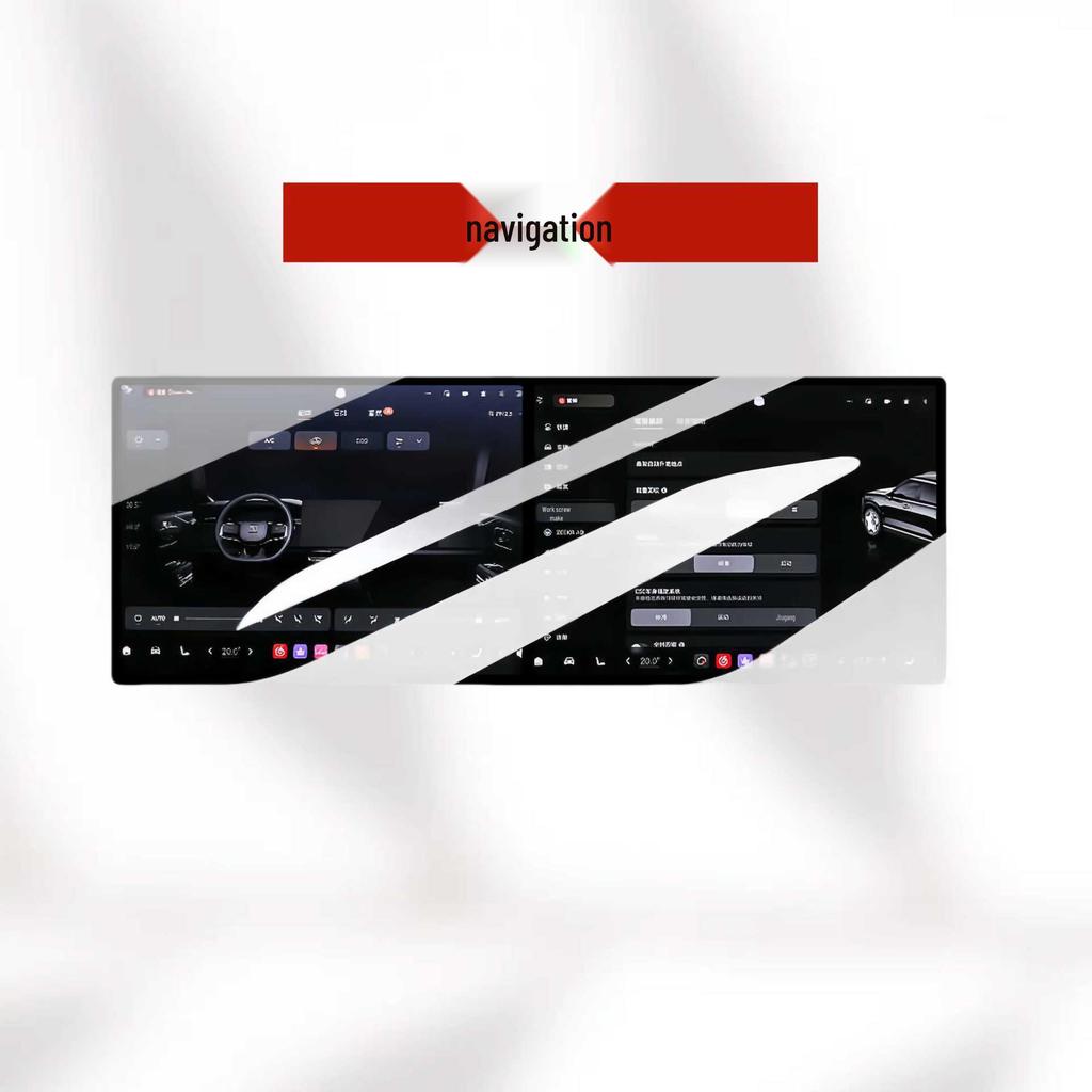 Tempered Glass Screen Protector for Jike 9X Car Console and Interior Accessories, Compatible with 25 Models.