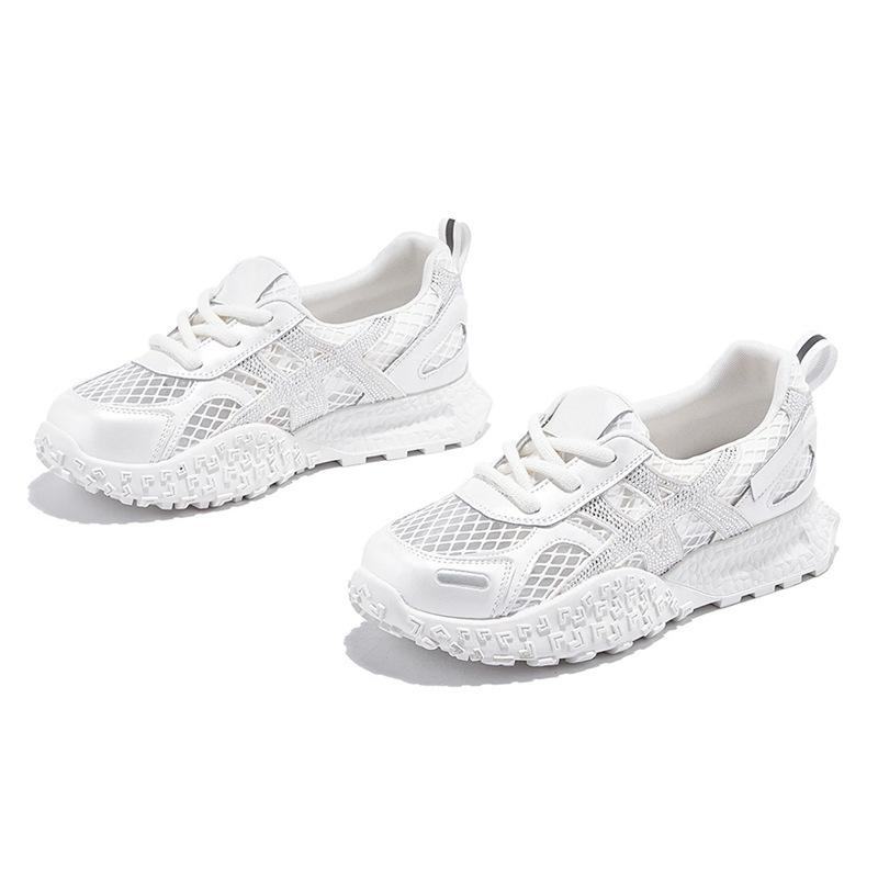 

Mesh dad shoes breathable German training shoes 2025 summer new fashion casual shoes versatile and comfortable color matching Forrest Gump shoes 40 білий