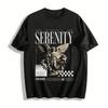 Athena Sculpture Print Streetwear Retro Casual Trendy T-Shirt Pure Cotton T-shirt