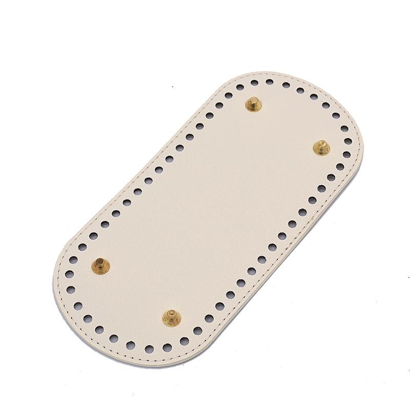 22*10Cm Long Bottom For Knitted Bag Pu Leather Bag Base Handmade Bottom With