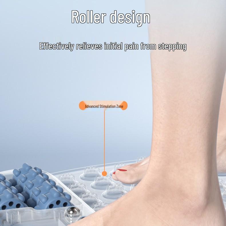 Multifunctional Acupressure Foot Massage Mat: Jogging Sole Soreness Relief, Painful Tendon Therapy, No Assembly Needed