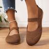 New breathable shallow mouth soft sole breathable single shoes women's overalls fly weaving four seasons casual work shoes boat shoes