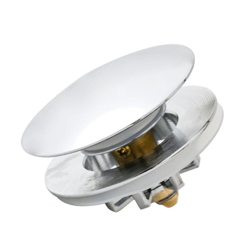 Innovative Aluminum Alloy Press-and-Seal Tub Drain Stopper Bath Drain Stopper Durable Anti-Odor & Anti-Clog Properties