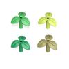 55pcs MOC Compatible 37695 Building Block Parts, Including Three Leaves, Flower Stem, Grass, and Plant, DIY Children's Toy