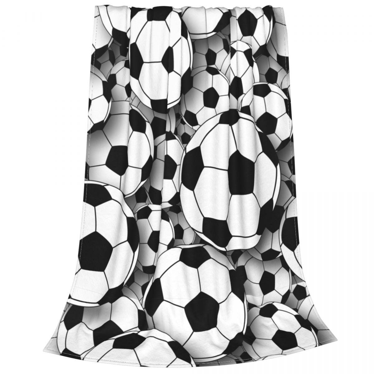Football Blanket Soccer Balls Sports Flannel Novelty Breathable Throw Blankets for Home Restaurant Spring Autumn 75x90cm
