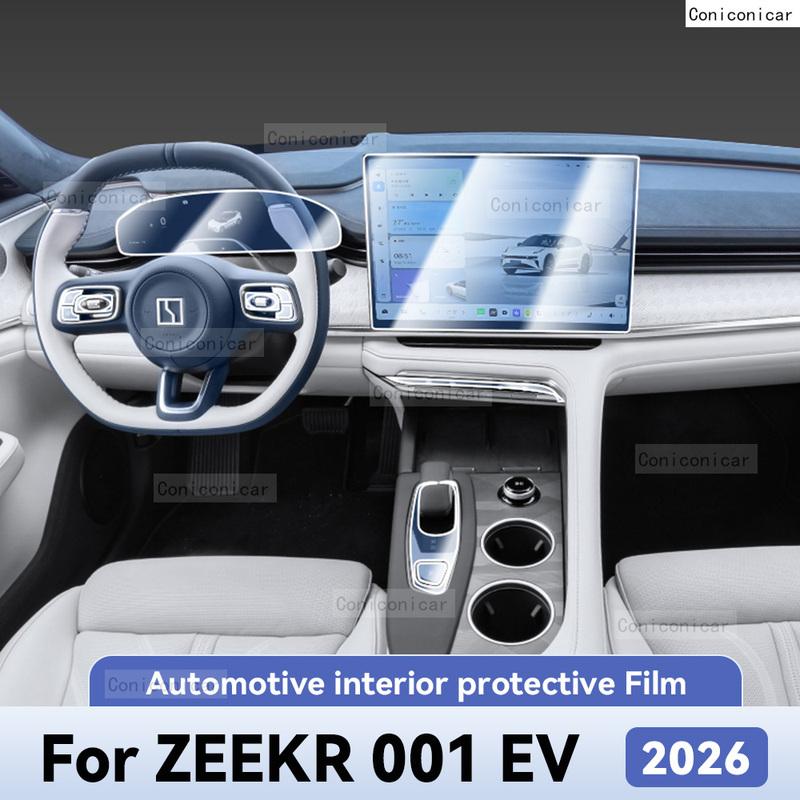 For ZEEKR 001 EV 2026 Car Interior Protection Anti-Scratch Film Trument Center Control Navigation Screen Accessories