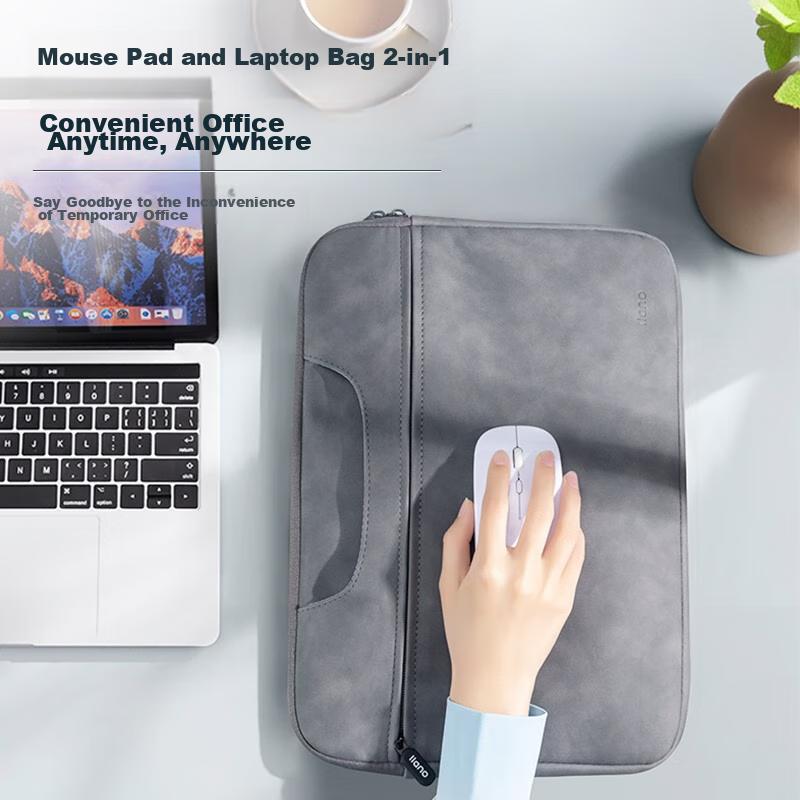 Llano Laptop Bag Notebook Storage Case for 14-15.4 Inch Durable Shockproof Suitable for Mac/Huawei Matebook