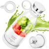 Portable Blender 11.8 Oz 350ml White 214B Model Food-grade PC + ABS Magnetic USB Charging 1400mAh 7.4V 490g 82*82*218mm with 1