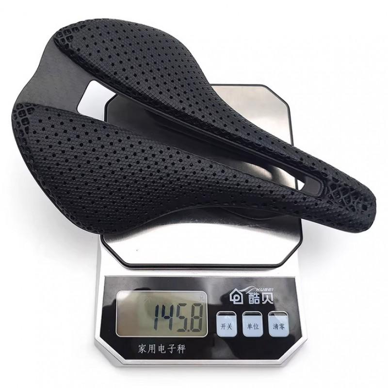 Ultra-Light 3D Printed Carbon Fiber Bicycle Saddle Road Mountain Bikes Hollow Design Comfort Seat