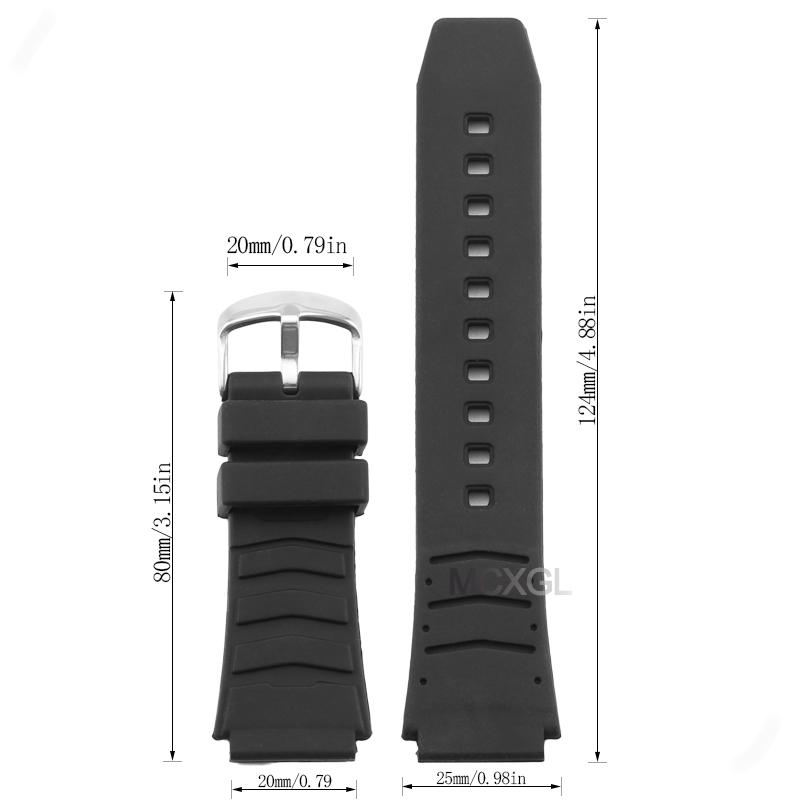 Men's Silicone Watch Strap Replacement Fit for Casio PRG-80 PAG-80 PRW-1000 PRW-1100 Rubber Watch Bands Wristband Bracelet