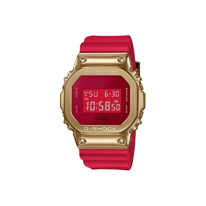 

Casio Cow Year Gift Box Set Fashion Trend Retro Waterproof Shockproof Sports Quartz Movement Resin Strap Women Watches Red GM-5600CX-4PFN Red Watch Dial (Year of The Ox Limited Watch Box)