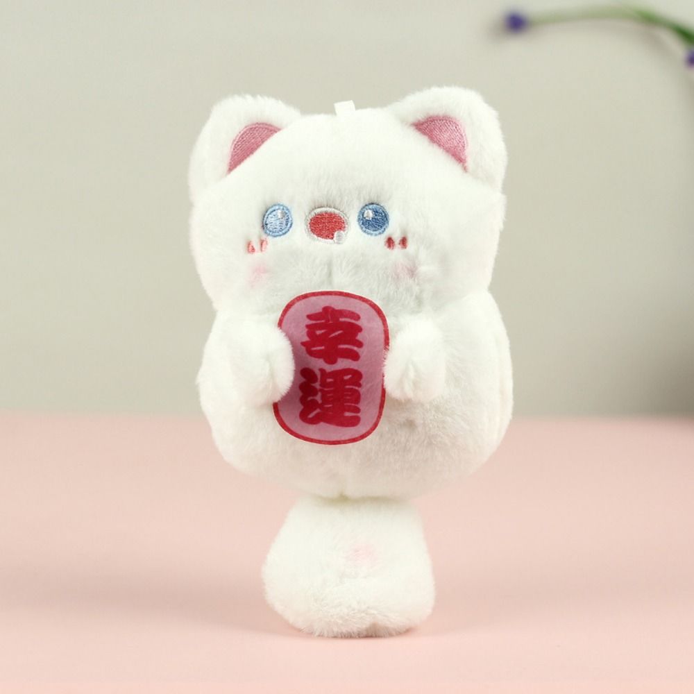 

Счастливые слова Кот Плюшевый Подвеска Пищащий Котенок Кукла Плюшевый Брелок День рождения белый