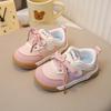 Baby Casual Shoes Soft Sole Non-slip Kids Walking Shoes Hook&loop 2025 New Fashion Boys Girls Flat Shoes Versatile Size 17-27