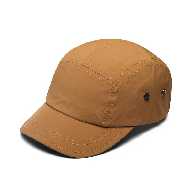 

Simple Retro Baseball Cap Summer Waterproof Quick drying Sun shading Wide brimmed Hat Unisex for Outdoor Activities Stylish Adjustable жёлтый