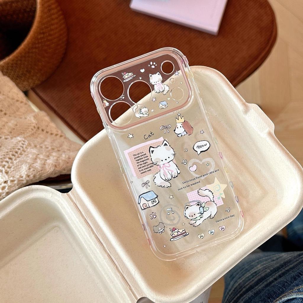 Coque de téléphone mignonne pour chaton pour iPhone 16, iPhone 17 et iPhone 17 Pro Max