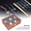 Composite Wood Watch Storage Case 26.5 x 20 x 8cm Watch Organizer Jewelry Display Case  For Women