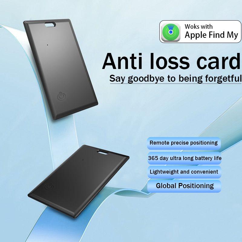 

Smart Card-Style Anti-Loss Tracker: Compatible with Find My for Mobile Wallets, Keys, and Luggage - Global Positioning Enabled белый