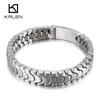 Listed, Simple Titanium Steel Men'S Bracelet Personalized Sand Surface Bracelet