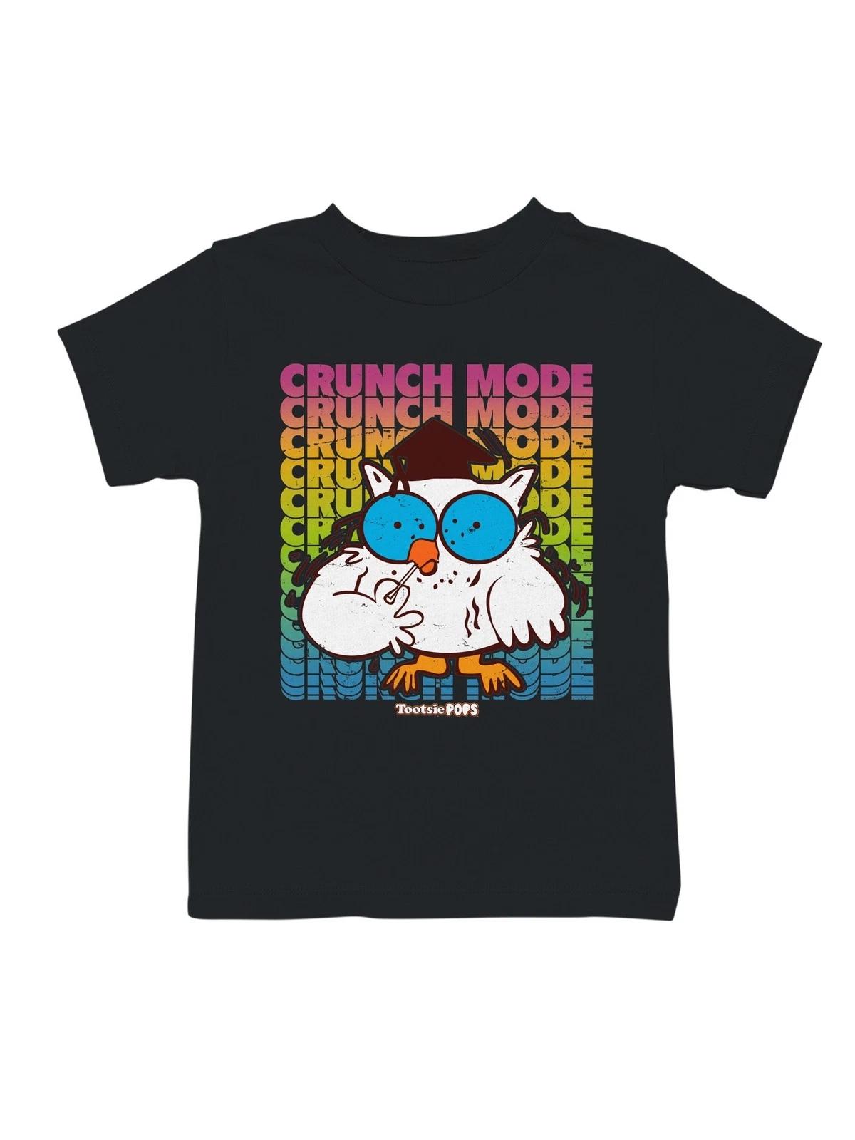 Officially Licensed Tootsie Roll Crunch Mode Owl Youth s T-shirt M