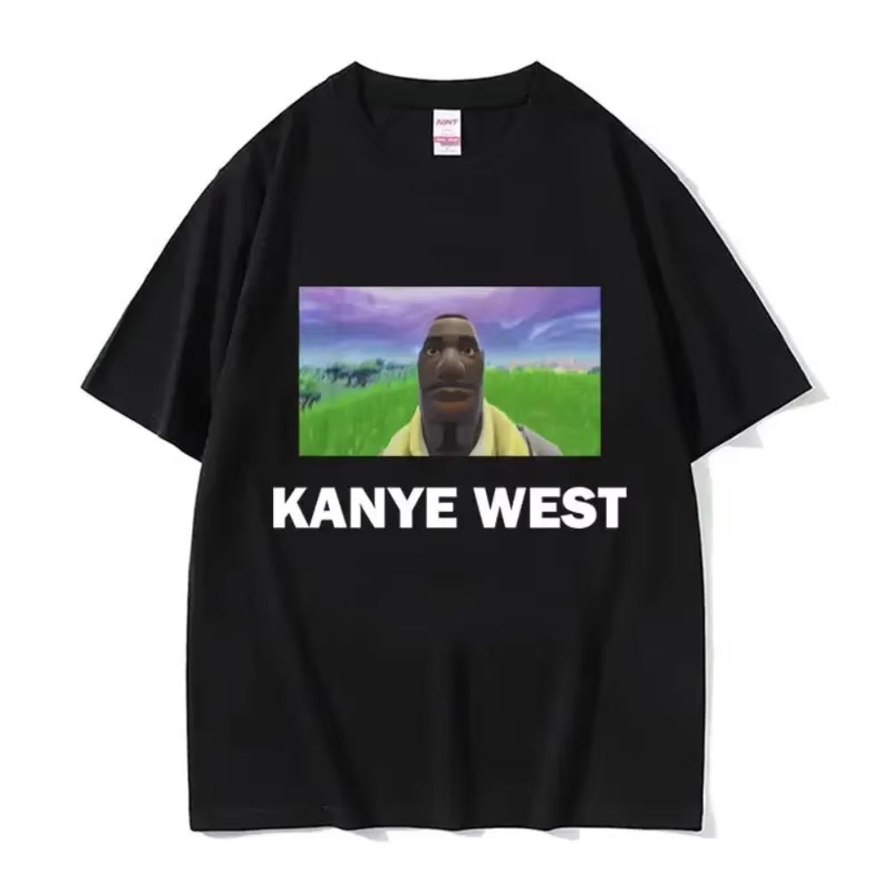 

Funny Kanye West Meme Printed TShirt Mens Women Cotton Vintage Hip Hop Rap Style Tshirt Unisex Short Sleeve T Shirt Streetwear XL