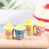4PCS Miniature Dollhouse Popcorn Pretend Play Doll House Simulation Food